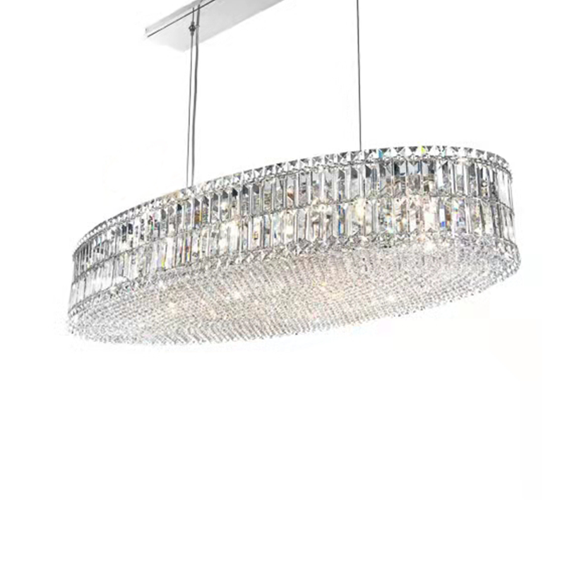 Seamus Luxury Oval Crystal Chandelier