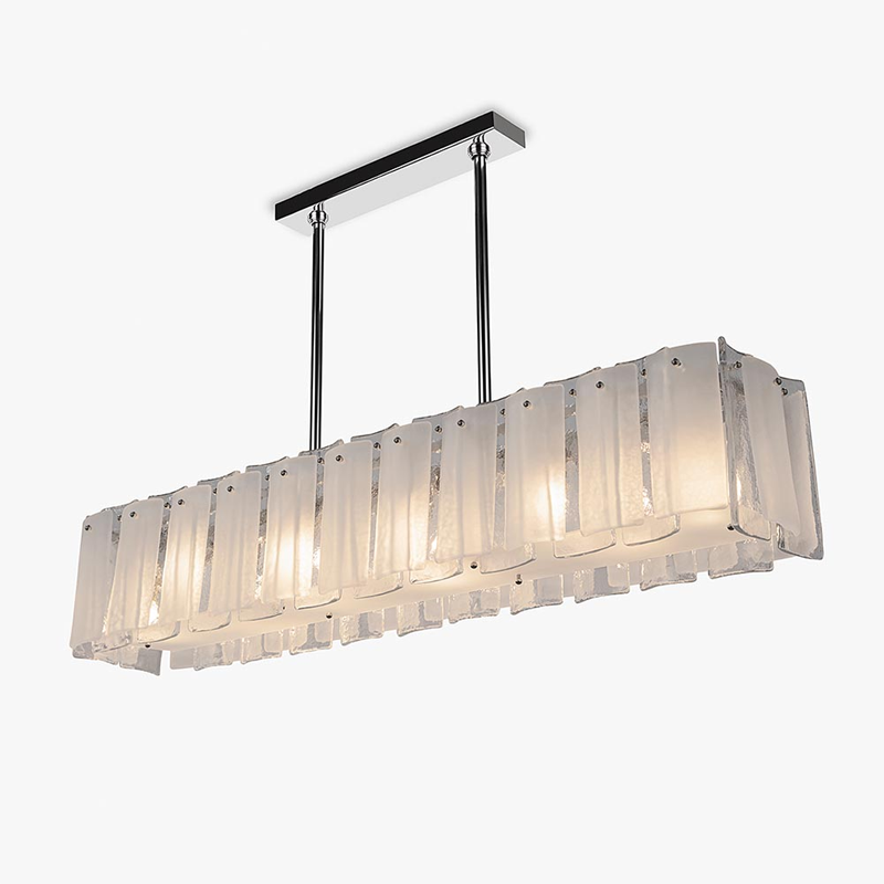 Tanya Modern Rectangular Island Chandelier For Dining Room