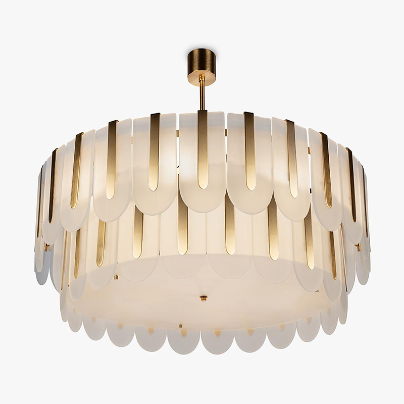 Keith Modern Round Tiered Chandelier