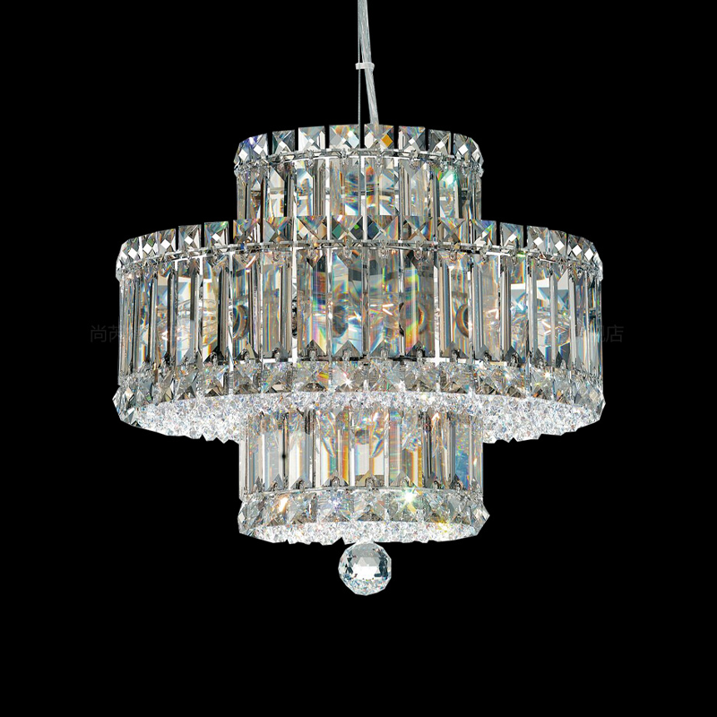 Seamus Modern Luxury Layered Crystal Chandelier