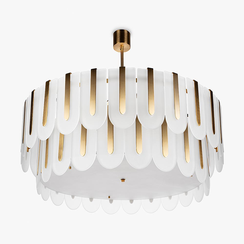 Keith Modern Round Tiered Chandelier