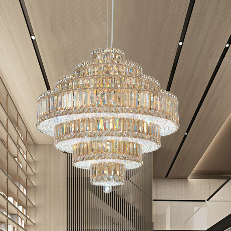 Seamus Modern Luxury Multi-layer Crystal Chandelier