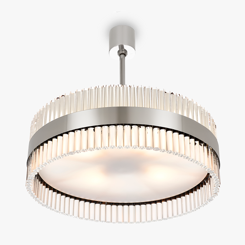 Geneva Modern Minimalist Round Chandelier