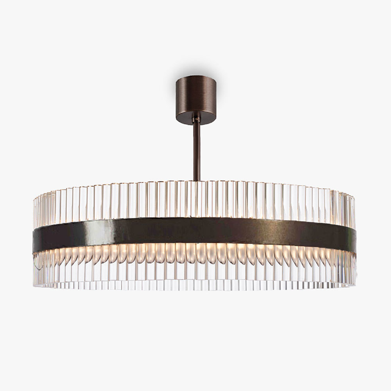 Geneva Modern Minimalist Round Chandelier