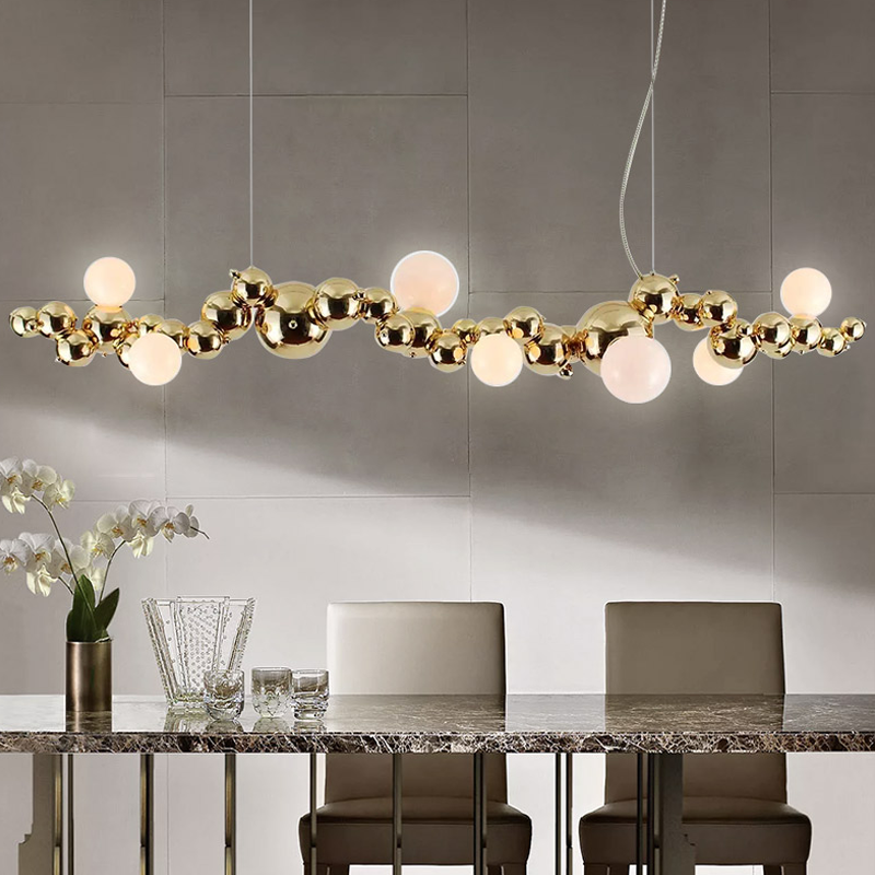 Andrea Modern Artistic Linear Grape Chandelier