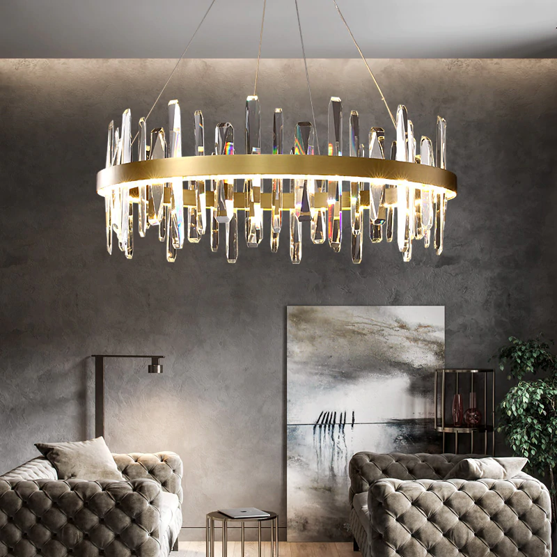 Valencia Round Crystal Chandelier