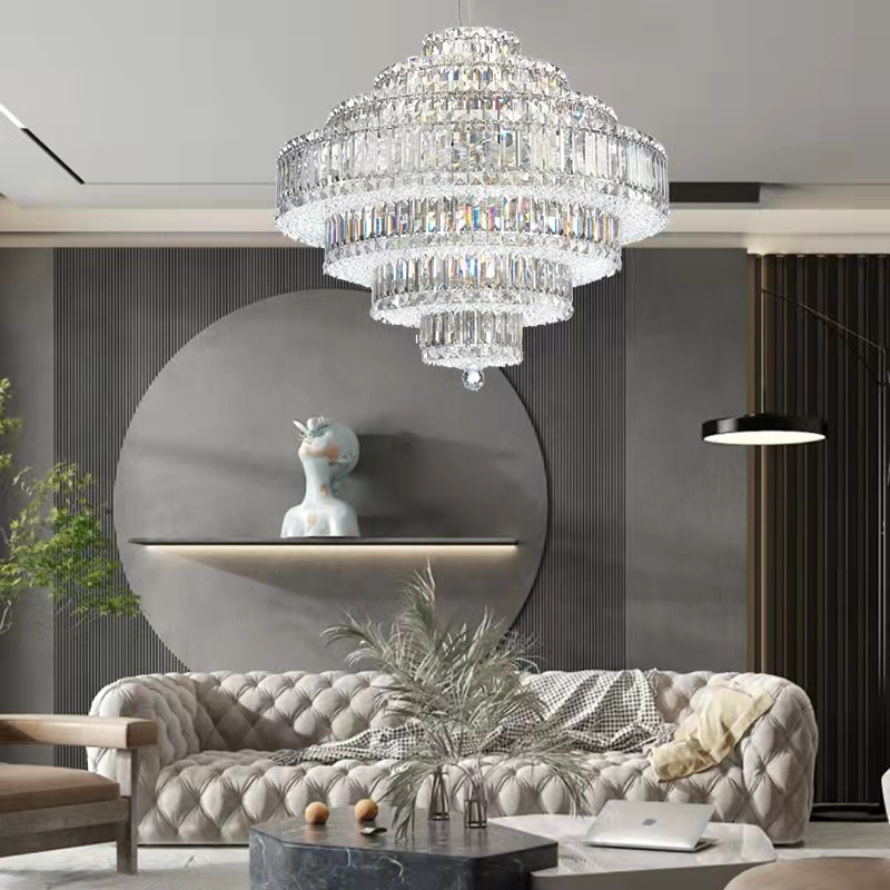 Seamus Modern Luxury Multi-layer Crystal Chandelier